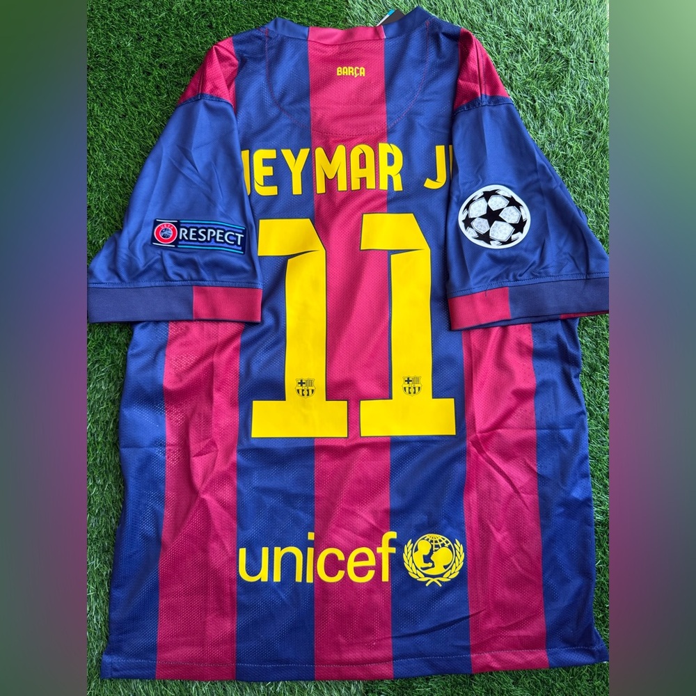 Neymar Barcelona retro jersey
